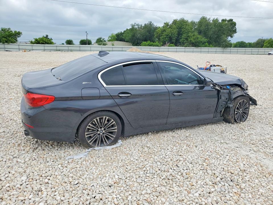 2018 BMW 5 series VIN WBAJA9C59JB252880 COPART salvage auction — FRONT END, Tx - Salvage Vehicle Title, sold $4,550 on 2026-07-16 (photo 3)