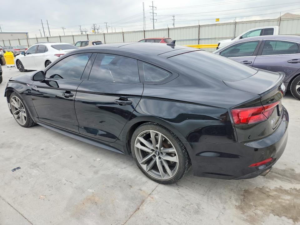 2019 Audi A5 VIN WAUENCF58KA011432 COPART salvage auction — FRONT END, Tx - Salvage Vehicle Title, sold $9,500 on 2026-07-31 (photo 2)