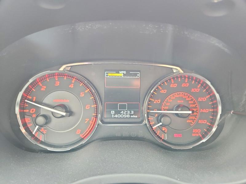 2016 Subaru Wrx VIN JF1VA1B63G9816383 COPART salvage auction — FRONT END, Tx - Salvage Vehicle Title, sold $2,400 on 2026-07-17 (photo 9)