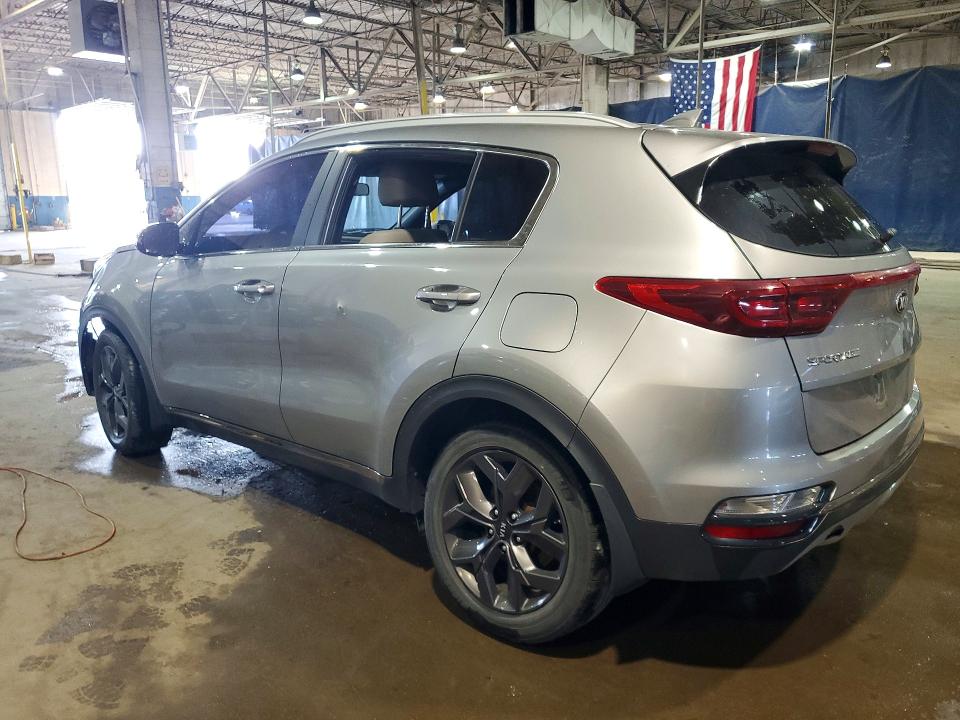 2020 Kia Sportage VIN KNDP63AC2L7787634 COPART salvage auction — VANDALISM, Mi - Certificate Of Title, sold $425 on 2026-07-21 (photo 2)