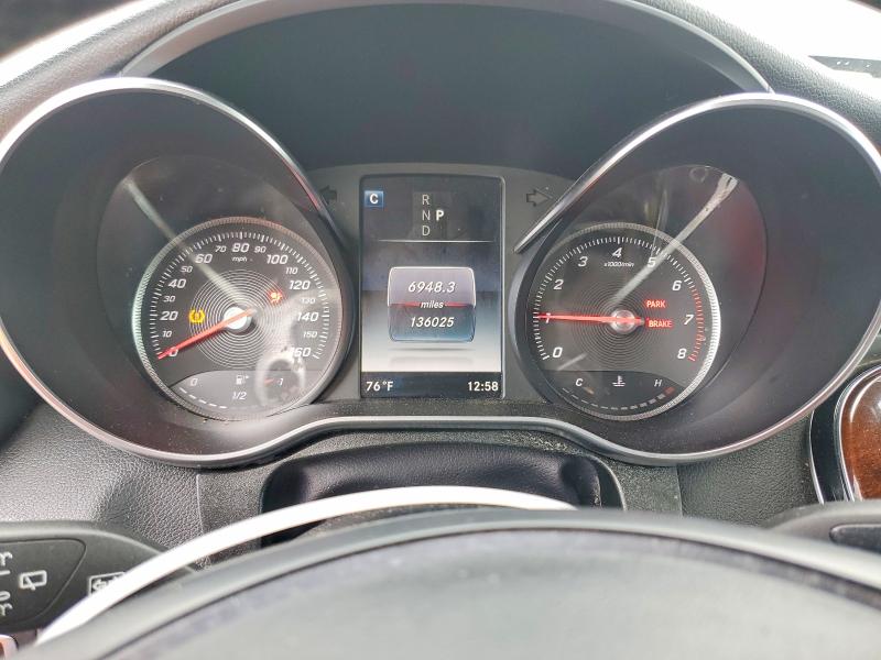 2018 Mercedes-benz Glc VIN WDC0G4KB6JV110339 COPART salvage auction — FRONT END, Tx - Salvage Vehicle Title, sold $2,100 on 2026-07-30 (photo 9)