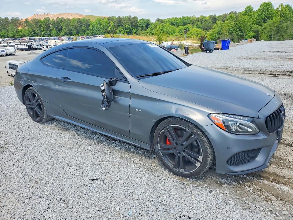 2017 Mercedes-benz C-klasse VIN WDDWJ4JBXHF342360 COPART salvage auction — SIDE, Ga - Cert Of Title-Salvage, sold $7,600 on 2026-08-03 (photo 4)