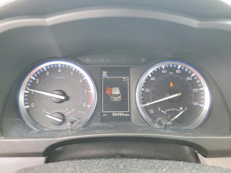 2017 Toyota Highlander VIN 5TDKZRFH9HS513174 COPART salvage auction — FRONT END, CA - SALVAGE CERTIFICATE, sold $7,000 on 2026-07-14 (photo 9)