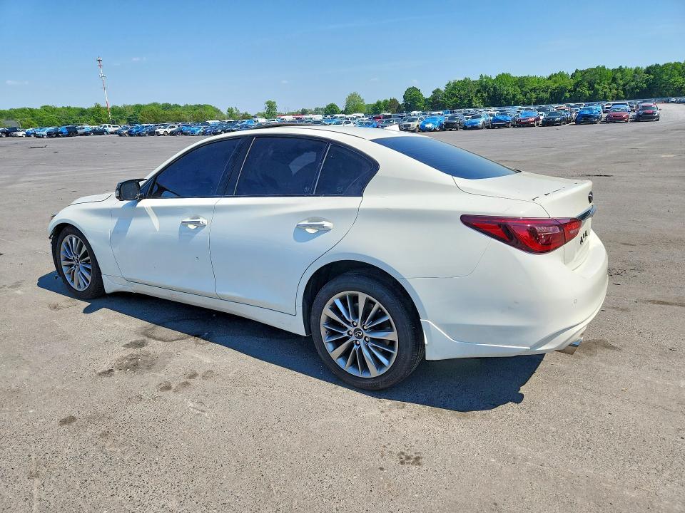 2022 Infiniti Q50 VIN JN1EV7BR1NM340224 COPART salvage auction — FRONT END, Nj - Cert Of Title-Salvage, sold $5,400 on 2026-07-02 (photo 2)