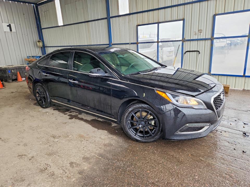 2016 Hyundai Sonata VIN KMHE24L1XGA036385 COPART salvage auction — HAIL, Co - Certificate Of Title, sold $2,300 on 2026-07-25 (photo 4)