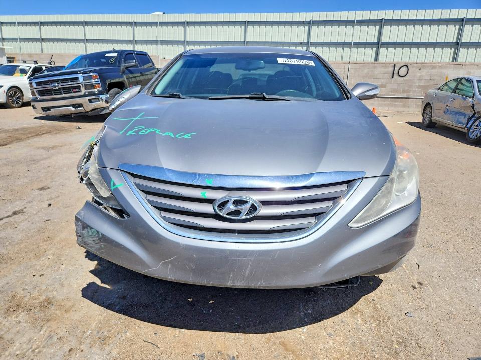 2014 Hyundai Sonata VIN 5NPEB4ACXEH860224 COPART salvage auction — FRONT END, Nm - Cert Of Title-Salvage, sold $925 on 2026-07-13 (photo 5)