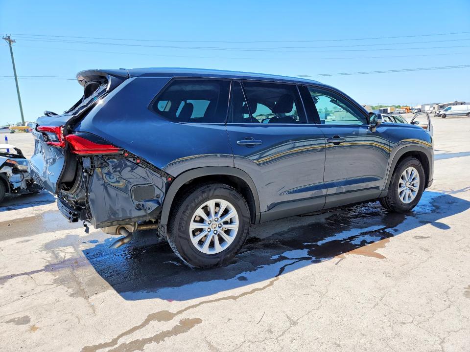 2024 Toyota Highlander VIN 5TDAAAA58RS017415 COPART salvage auction — REAR END, TN - SALVAGE CERTIFICATE, sold $15,400 on 2026-07-08 (photo 3)