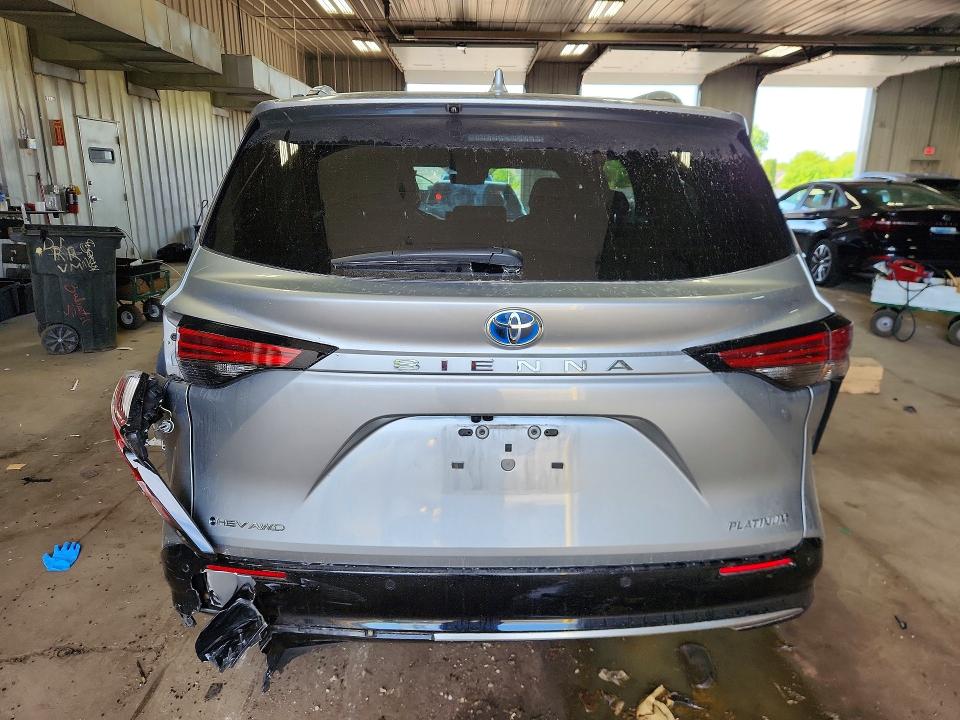 2025 Toyota Sienna VIN 5TDESKFC8SS167770 COPART salvage auction — ALL OVER, WI - CERT OF TITLE-CLAIM PAID, sold $250 on 2026-07-20 (photo 6)