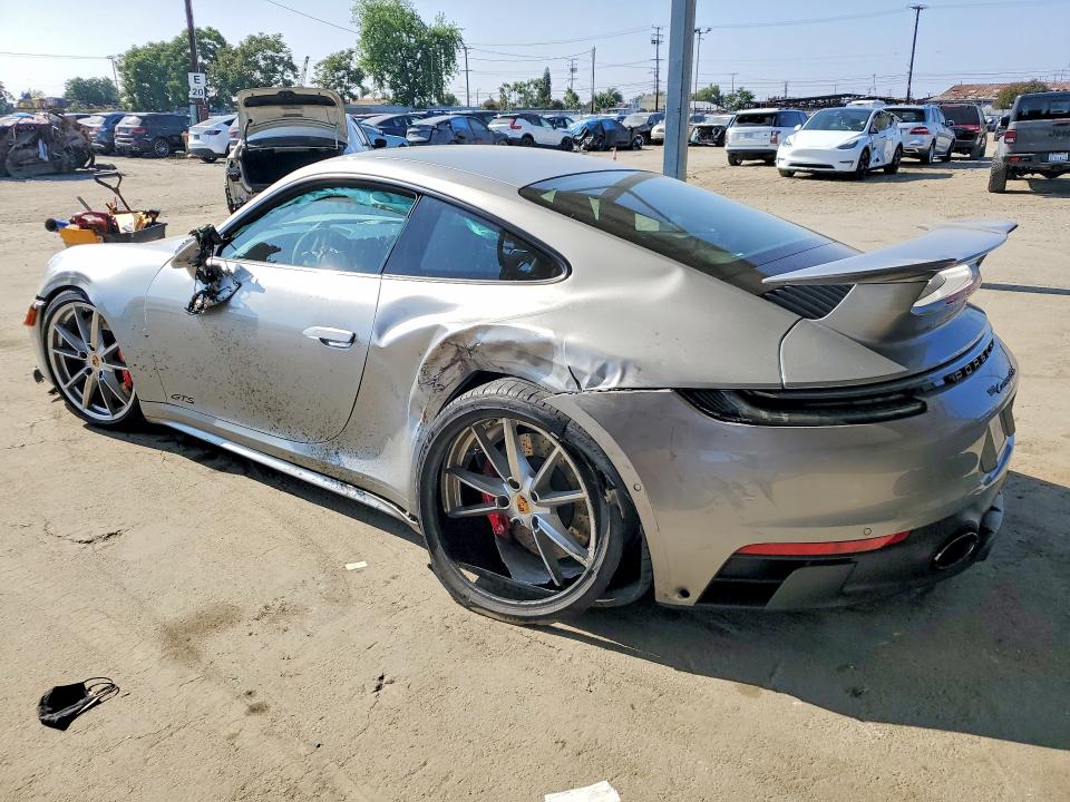 2022 Porsche 911 VIN WP0AB2A99NS221891 COPART salvage auction — REAR END, Ca - Salvage Certificate, sold $60,500 on 2026-07-02 (photo 2)