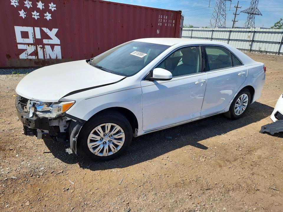 2014 Toyota Camry VIN 4T4BF1FK0ER420087 COPART salvage auction — FRONT END, Il - Salvage Certificate, sold $1,550 on 2026-07-09 (photo 1)