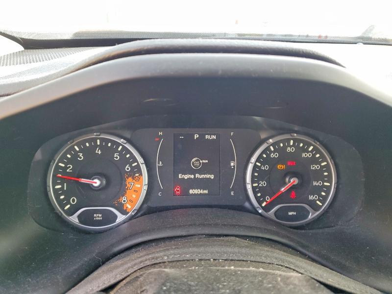 2016 Jeep Renegade VIN ZACCJBBT7GPD27576 COPART salvage auction — FRONT END, IN - CERT OF TITLE-SALVAGE TITLE, sold $2,050 on 2026-08-21 (photo 9)