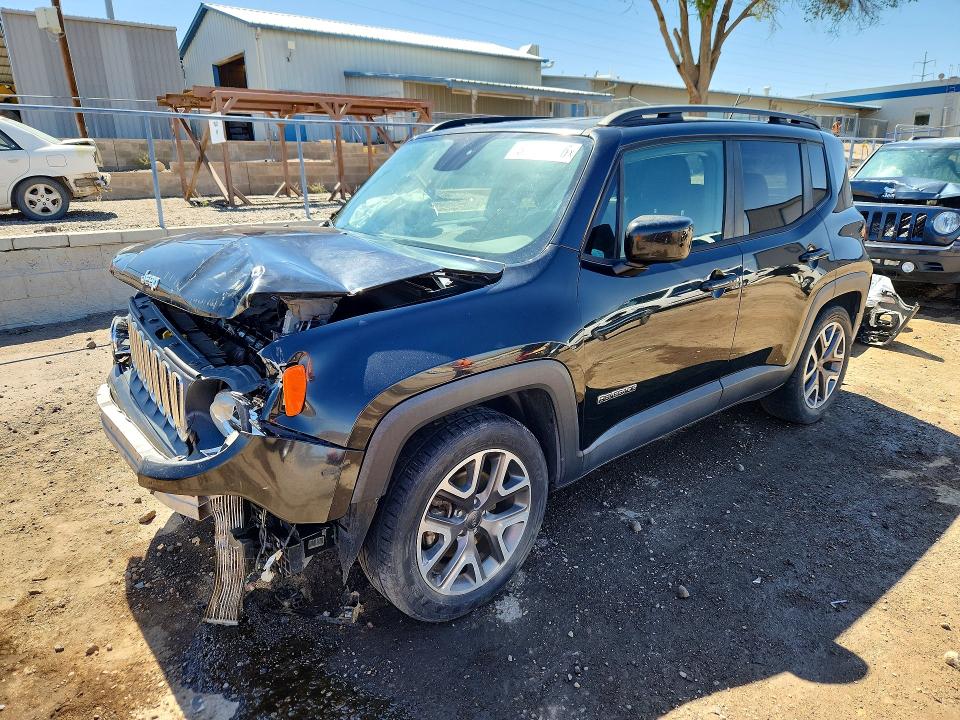 2016 Jeep Renegade VIN ZACCJABT4GPD50145 COPART salvage auction — FRONT END, NM - CERT OF TITLE-SALVAGE, sold $600 on 2026-08-06 (photo 1)