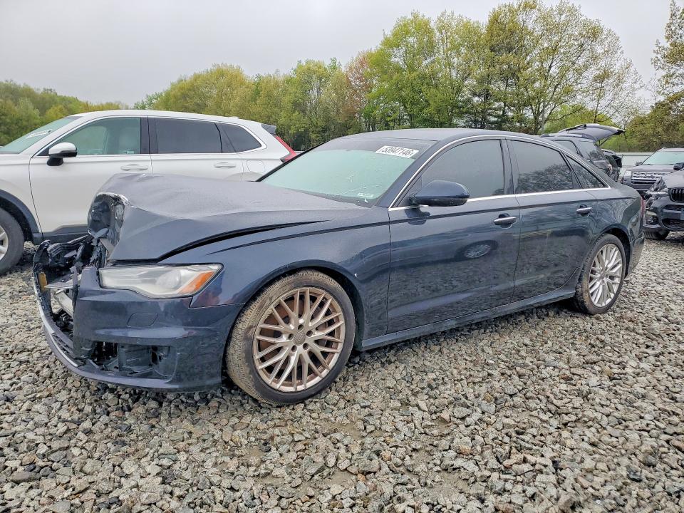 2016 Audi A6 VIN WAUGFAFC7GN132557 COPART salvage auction — FRONT END, Ma - Certificate Of Title (P), sold $3,600 on 2026-07-08 (photo 1)
