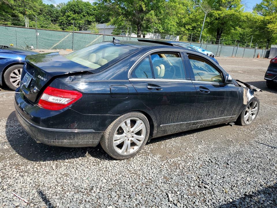 2008 Mercedes-benz C class VIN WDDGF81X88F055866 COPART salvage auction — Burn Engine, MD - CERT OF SALVAGE > 75% DAMAGE, sold $100 on 2026-07-14 (photo 3)
