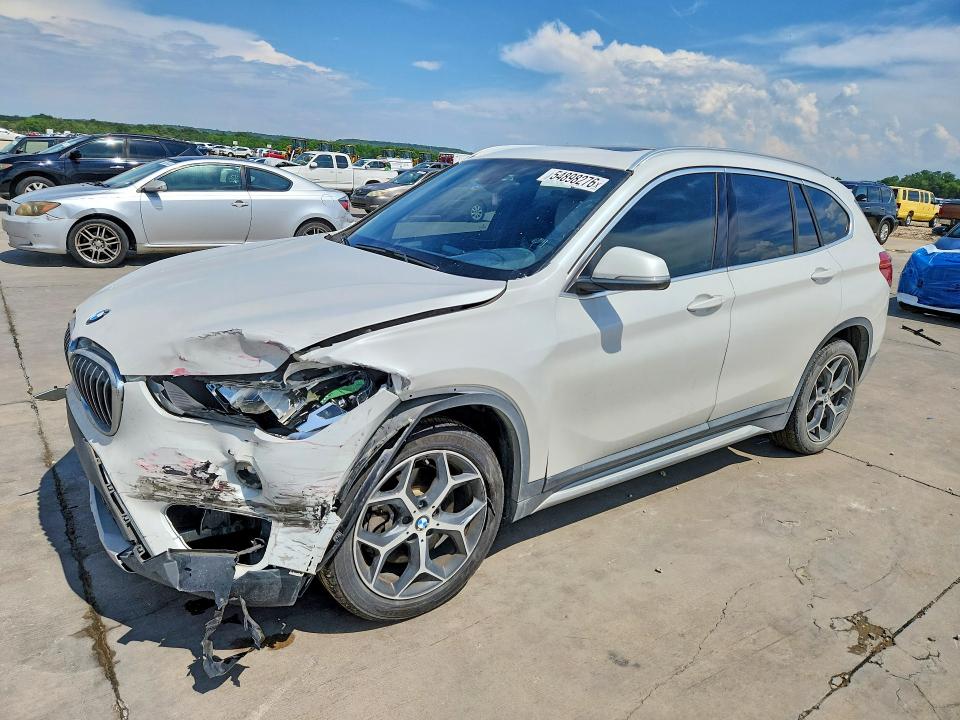 2018 BMW X1 VIN WBXHU7C37J5L09221 COPART salvage auction — FRONT END, Tx - Certificate Of Title, sold $875 on 2026-07-30 (photo 1)