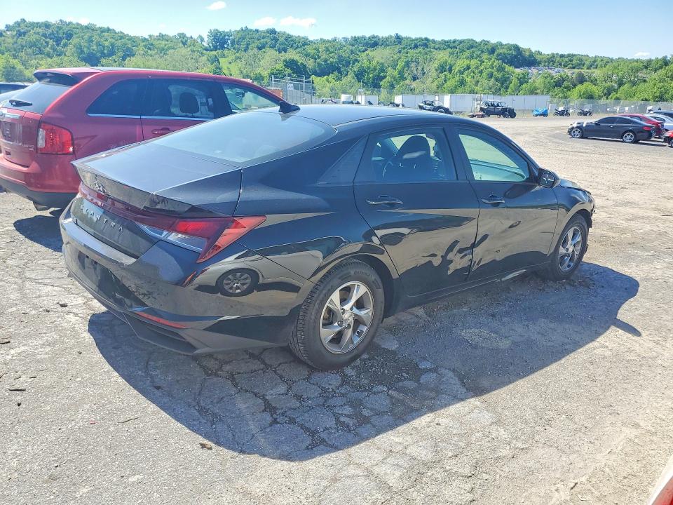 2021 Hyundai Elantra VIN 5NPLL4AGXMH016075 COPART salvage auction — FRONT END, Pa - Cert Of Title, sold $1,200 on 2026-07-24 (photo 3)
