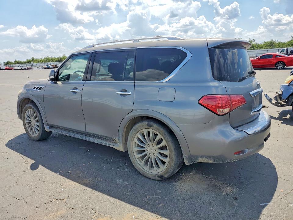 2015 Infiniti Qx80 VIN JN8AZ2NC6F9370841 COPART salvage auction — REAR END, Ca - Dis/Dlr/Exp Only Clean Title, sold $3,500 on 2026-07-30 (photo 2)