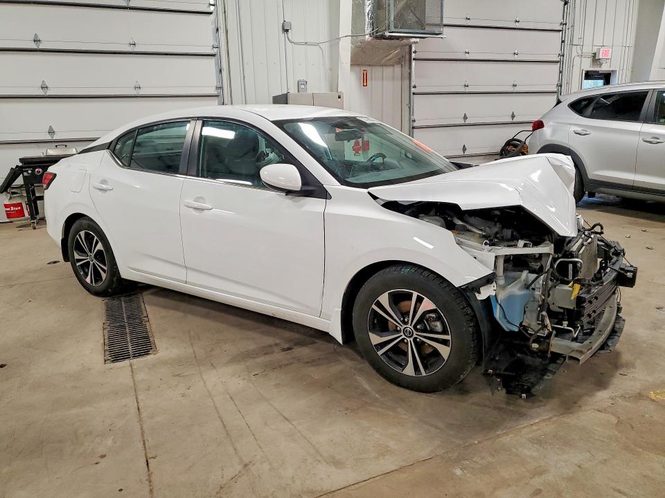 2021 Nissan Sentra VIN 3N1AB8CV4MY309781 COPART salvage auction — FRONT END, Mn - Cert Of Title-Salvage, sold $1,300 on 2026-07-09 (photo 4)