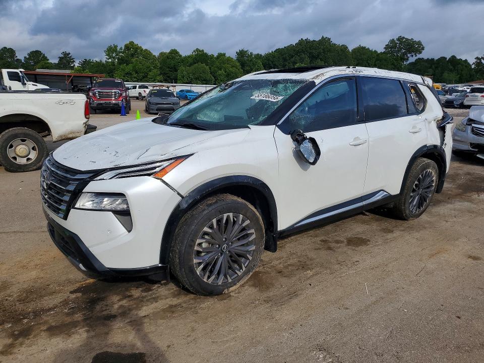 2024 Nissan Rogue VIN JN8BT3DC8RW380497 COPART salvage auction — ROLLOVER, Ms - Cert Of Title-Salvaged, sold $2,600 on 2026-07-10 (photo 1)