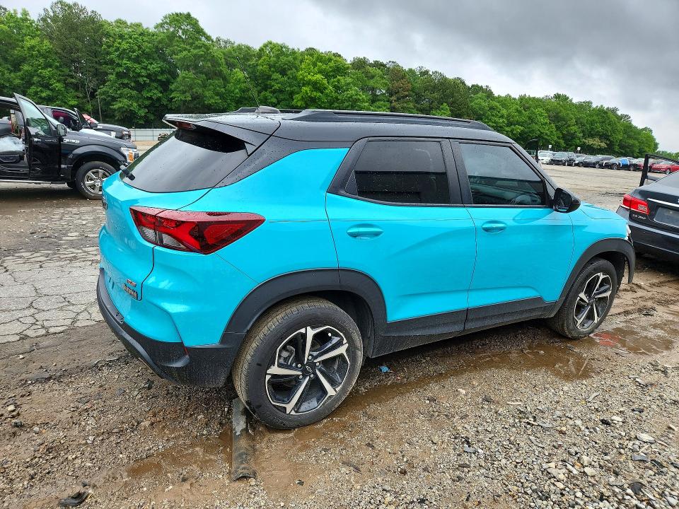 2022 Chevrolet Trailblazer VIN KL79MTSLXNB025307 COPART salvage auction — FRONT END, GA - CERT OF TITLE-SALVAGE, sold $3,200 on 2026-07-31 (photo 3)