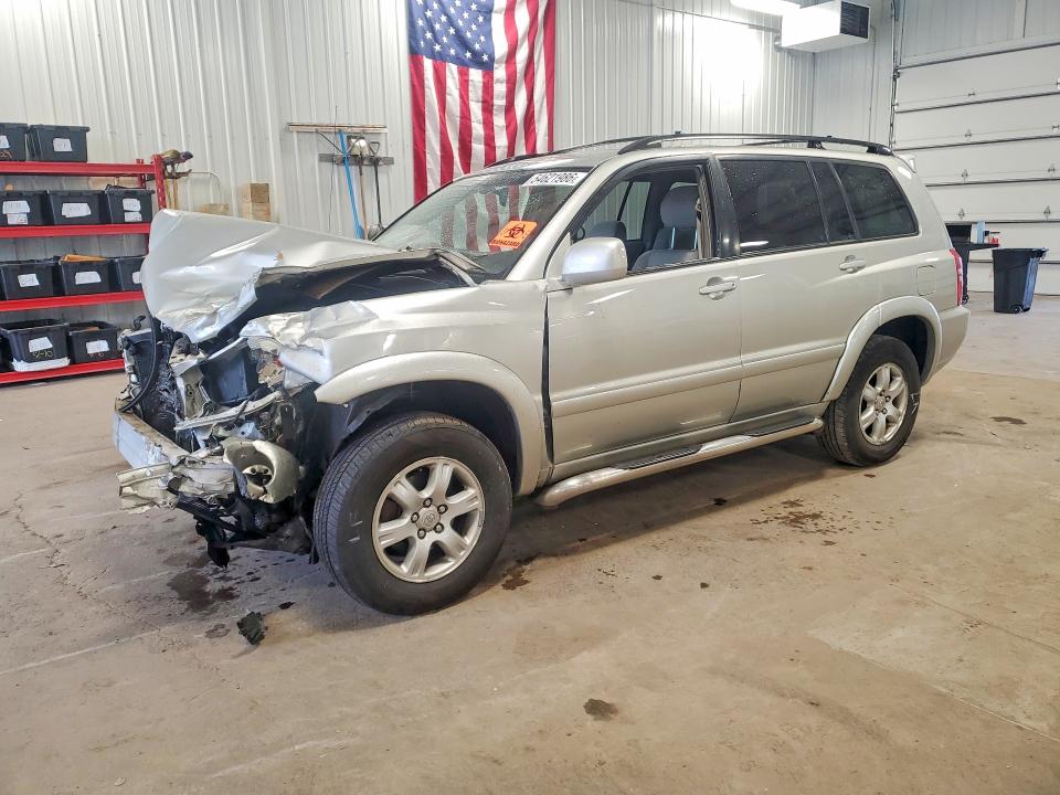 2003 Toyota Highlander VIN JTEHF21A530120753 COPART salvage auction — FRONT END, Mn - Cert Of Title-Prior Salvage, sold $500 on 2026-07-07 (photo 1)