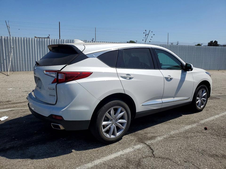 2024 Acura Rdx VIN 5J8TC2H34RL035605 COPART salvage auction — REAR END, Ca - Salvage Certificate, sold $7,300 on 2026-07-24 (photo 3)
