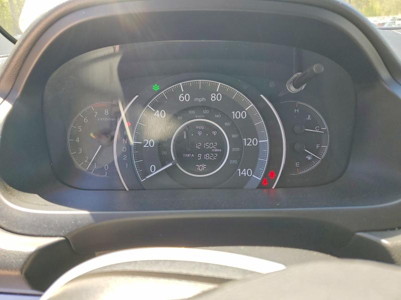 2013 Honda Cr-v VIN 2HKRM4H50DH682325 COPART salvage auction — REAR END, Ma - Cert Of Title-Reconstrctd Coll, sold $2,850 on 2026-07-02 (photo 9)