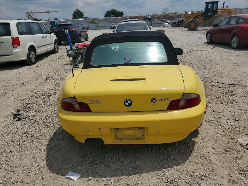 2001 BMW Z3 VIN WBACN53451LJ55876 COPART salvage auction — FRONT END, Ks - Cert Of Title-Salvage, sold $175 on 2026-07-30 (photo 6)