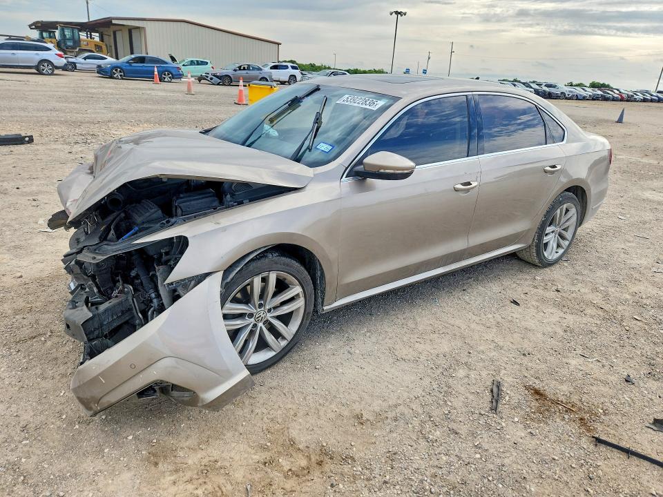 2018 Volkswagen Passat VIN 1VWBA7A35JC002136 COPART salvage auction — FRONT END, Tx - Salvage Vehicle Title, sold $475 on 2026-07-04 (photo 1)