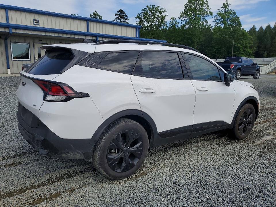 2025 Kia Sportage VIN 5XYK6CDF6SG274436 COPART salvage auction — SIDE, Nc - Salvage Certificate Of Title, sold $3,500 on 2026-07-30 (photo 3)