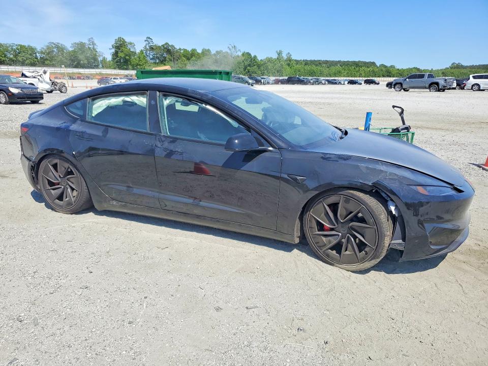 2025 Tesla VIN 5YJ3E1ET4SF036138 COPART salvage auction — FRONT END, Sc - Cert Of Title-Salvage, sold $14,100 on 2026-08-03 (photo 4)
