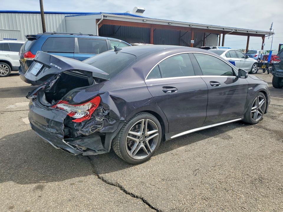 2014 Mercedes-benz Cla-klasse VIN WDDSJ5CB4EN100330 COPART salvage auction — REAR END, Co - Public - Salvage Title, sold $2,700 on 2026-07-16 (photo 3)