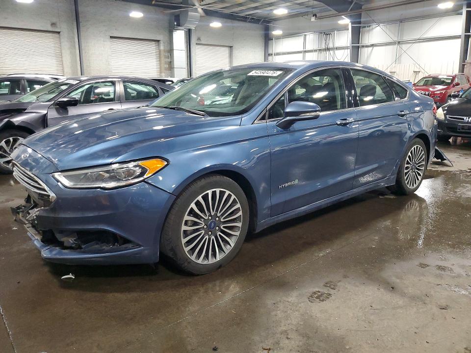 2018 Ford Fusion VIN 3FA6P0RU4JR242129 COPART salvage auction — FRONT END, Mn - Cert Of Title-Salvage, sold $2,000 on 2026-07-02 (photo 1)