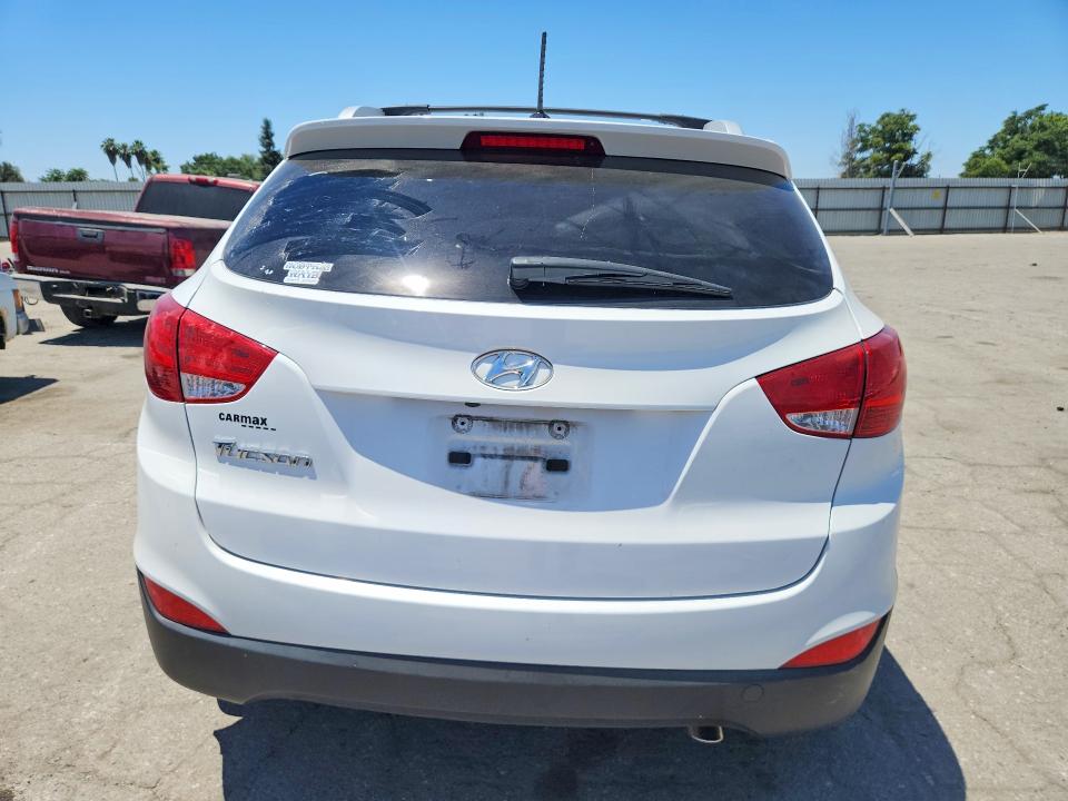 2015 Hyundai Tucson VIN KM8JU3AGXFU100478 COPART salvage auction — FRONT END, Ca - Salvage Certificate, sold $775 on 2026-07-06 (photo 6)