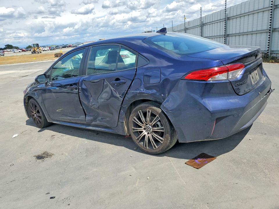 2022 Toyota Corolla VIN 5YFEPMAE6NP323761 COPART salvage auction — SIDE, CA - SALVAGE CERTIFICATE, sold $4,100 on 2026-07-02 (photo 2)