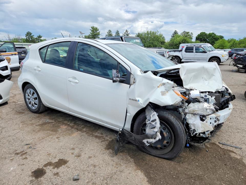 2013 Toyota Prius VIN JTDKDTB36D1543570 COPART salvage auction — FRONT END, Pa - Certificate Of Salvage, sold $825 on 2026-07-02 (photo 4)