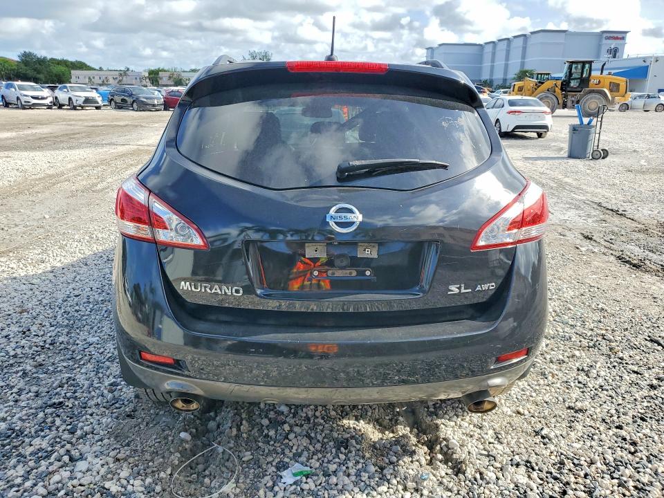 2011 Nissan Murano VIN JN8AZ1MW0BW150726 COPART salvage auction — MINOR DENT/SCRATCHES, FL - CERTIFICATE OF TITLE, sold $800 on 2026-07-02 (photo 6)