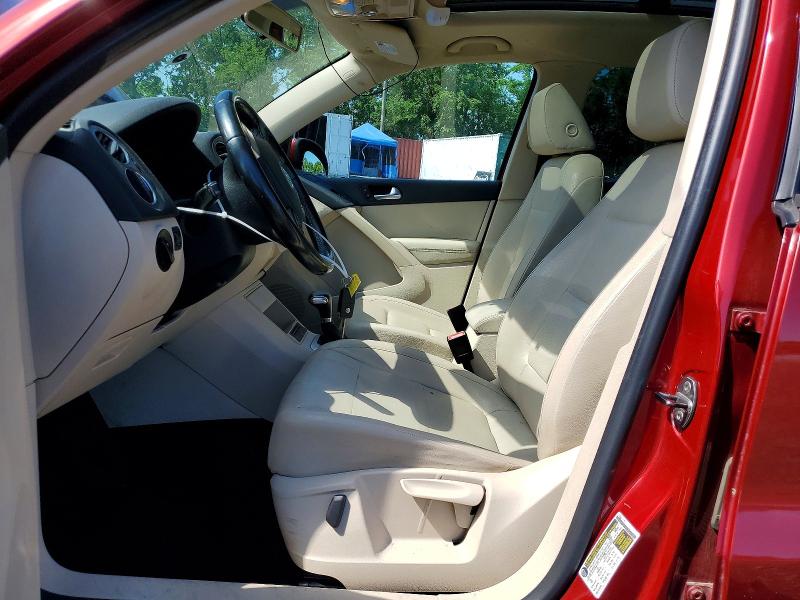 2010 Volkswagen Tiguan VIN WVGAV7AX0AW001721 COPART salvage auction — FRONT END, Md - Cert Of Salvage > 75% Damage, sold $275 on 2026-07-23 (photo 7)