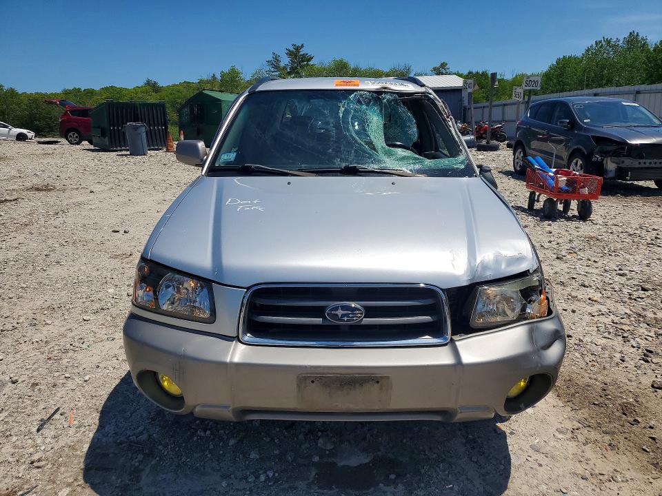 2004 Subaru Forester VIN JF1SG656X4H710217 COPART salvage auction — ROLLOVER, MA - CERT OF TITLE-RECONSTRCTD COLL, sold $375 on 2026-07-08 (photo 5)