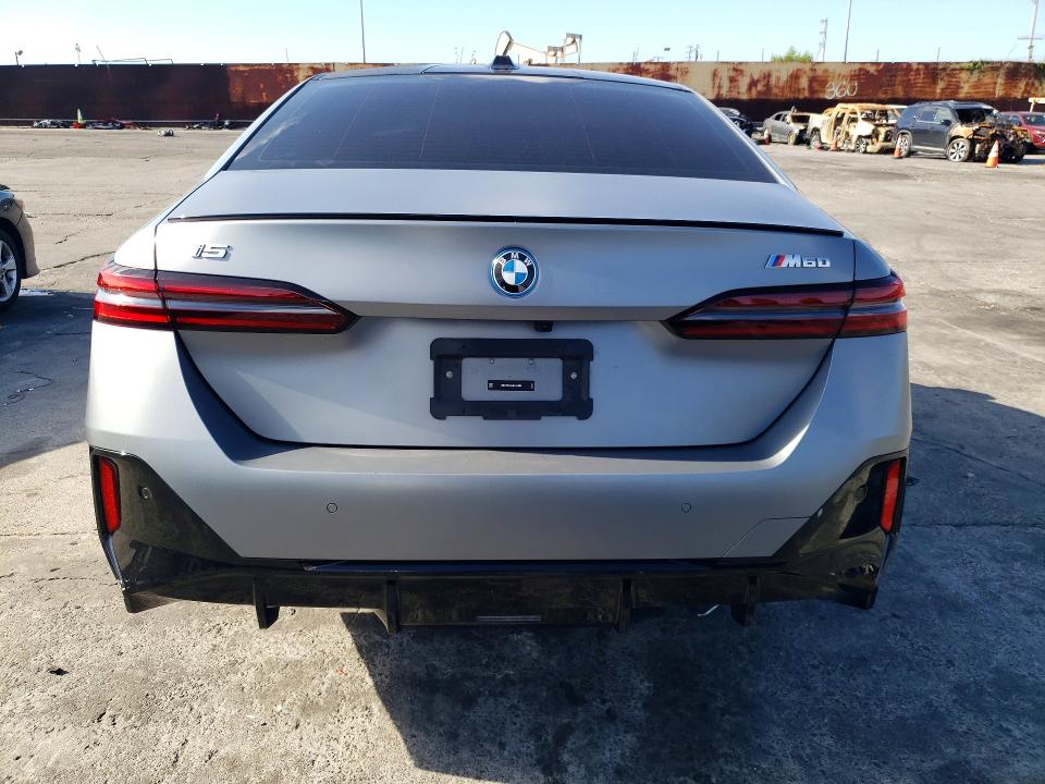 2024 BMW I5 VIN WBY43FK02RCS11980 COPART salvage auction — REAR END, Ca - Salvage Certificate, sold $37,500 on 2026-07-08 (photo 6)