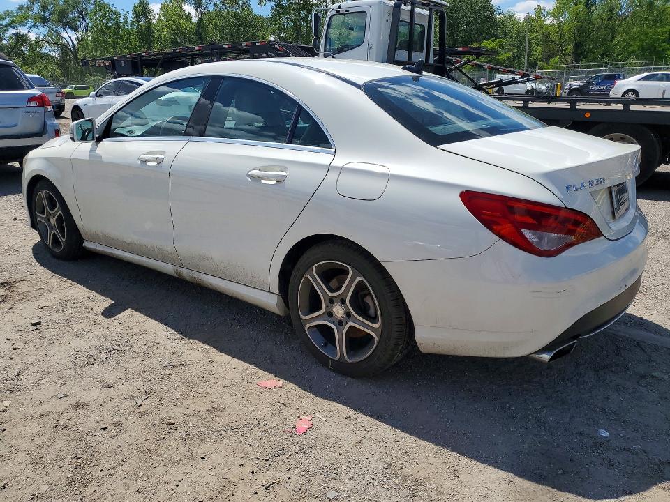 2014 Mercedes-benz Cla-klasse VIN WDDSJ4EB1EN138881 COPART salvage auction — SIDE, MD - CERT OF SALVAGE < 75% DAMAGE, sold $400 on 2026-07-30 (photo 2)