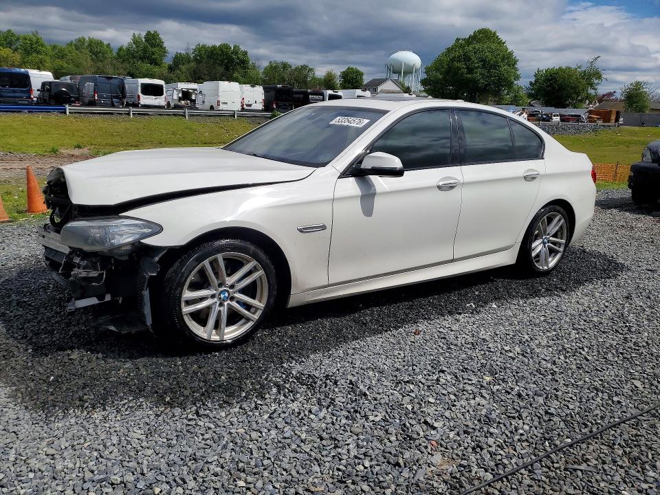 2015 BMW 5er VIN WBA5B3C55FD546929 COPART salvage auction — FRONT END, Nj - Cert Of Title-Salvage, sold $375 on 2026-07-31 (photo 1)
