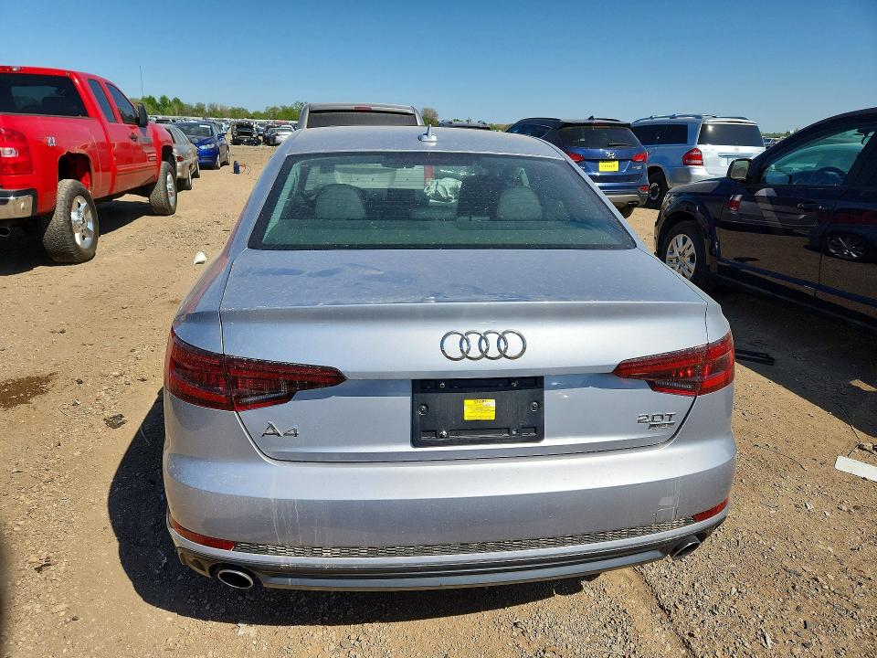 2018 Audi A4 VIN WAUKMAF40JA148235 COPART salvage auction — FRONT END, Il - Salvage Certificate, sold $2,050 on 2026-07-02 (photo 6)