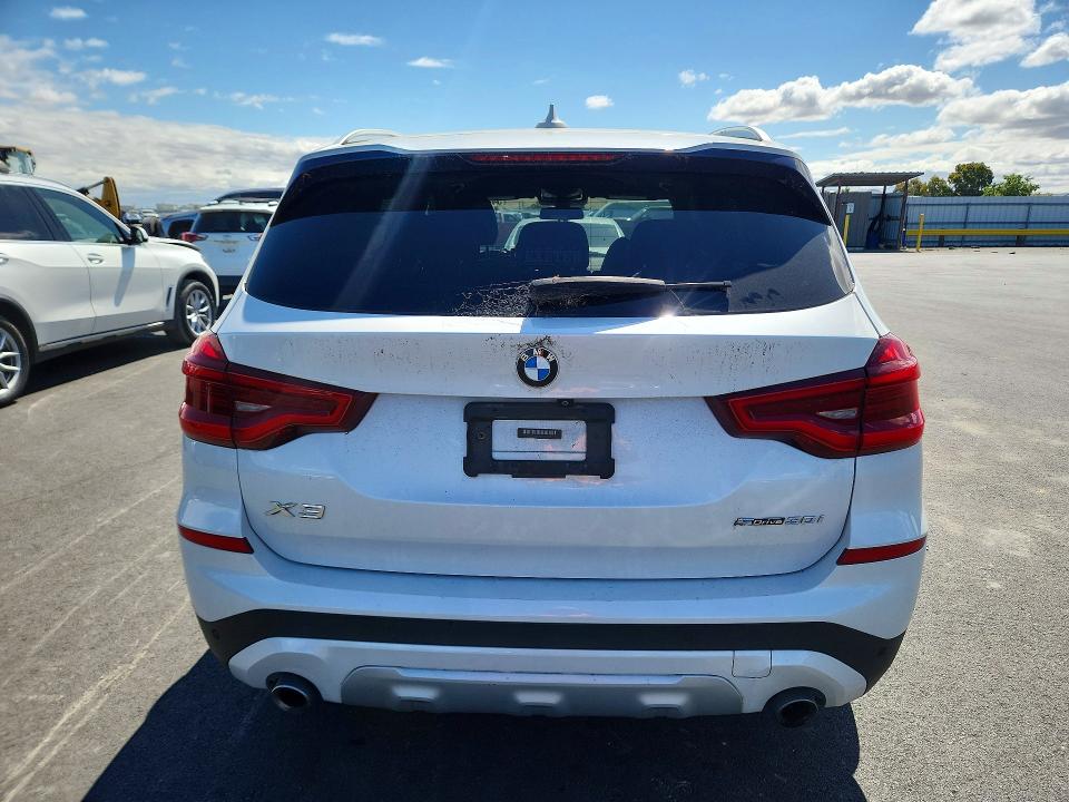 2019 BMW X3 VIN 5UXTR7C53KLR51330 COPART salvage auction — UNDERCARRIAGE, Ca - Salvage Certificate, sold $8,900 on 2026-07-15 (photo 6)