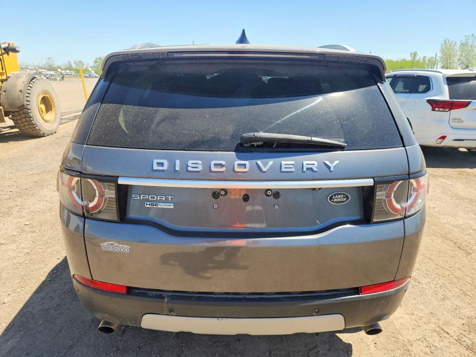 2017 Land rover Discovery VIN SALCT2BG5HH647266 COPART salvage auction — FRONT END, Qc - Gravement Accidente, sold $4,150 on 2026-07-07 (photo 6)