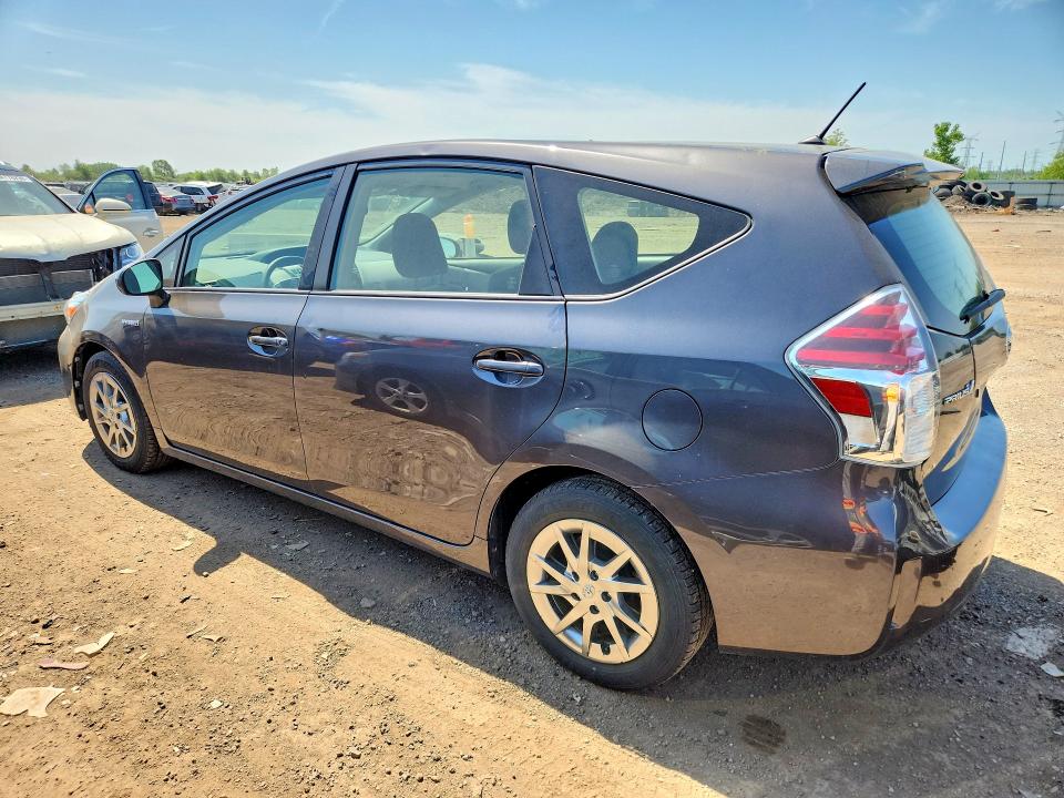 2017 Toyota Prius v VIN JTDZN3EUXHJ065837 COPART salvage auction — HAIL, Wv - Salvage Certificate, sold $2,450 on 2026-07-28 (photo 2)