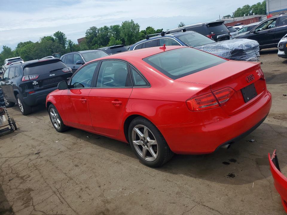 2009 Audi A4 VIN WAULF78K09N033510 COPART salvage auction — FRONT END, Ct - Cert Of Title-Salvage, sold $825 on 2026-07-07 (photo 2)
