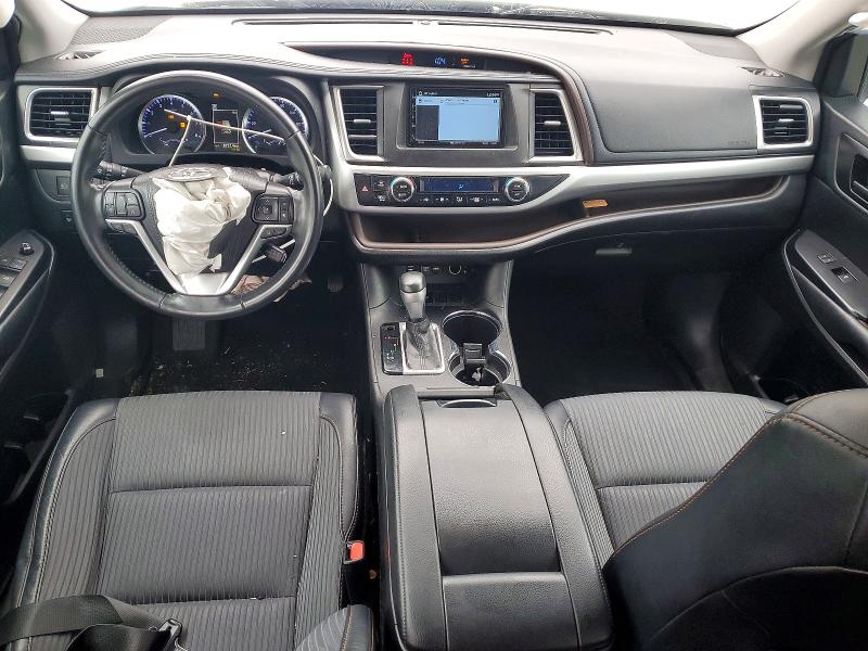 2019 Toyota Highlander VIN 5TDZZRFH2KS305532 COPART salvage auction — FRONT END, MS - CERT OF TITLE-SALVAGED, sold $4,050 on 2026-07-22 (photo 8)
