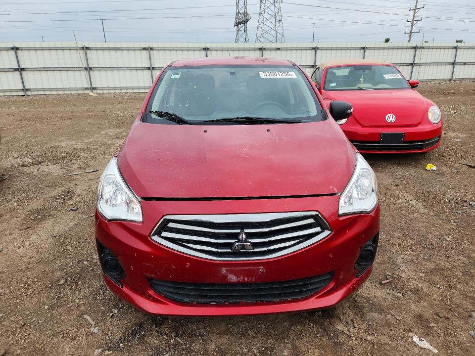 2017 Mitsubishi Mirage VIN ML32F3FJXHHF16877 COPART salvage auction — FRONT END, Il - Salvage Certificate, sold $400 on 2026-07-21 (photo 5)