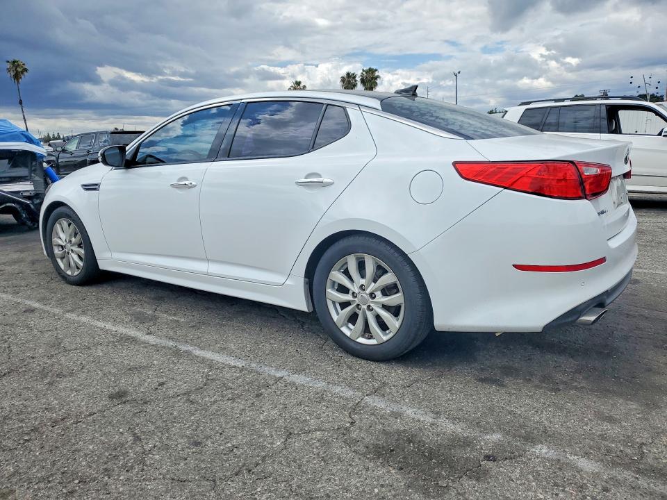 2015 Kia Optima VIN 5XXGN4A79FG419331 COPART salvage auction — REAR END, Ca - Salvage Certificate, sold $1,900 on 2026-07-19 (photo 2)
